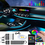 Bande LED néon pour voiture avec effets RVB et contrôle Bluetooth