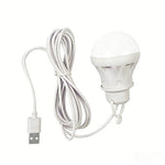 ampoule led blanc moderne usb secteur batterie rechargeable camping travail pêche barbecue