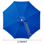 parapluie patio protection beige clair baleines moderne extérieur jardin remplacement toile supérieure
