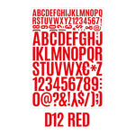 sticker autocollant lettre chiffre symbole multicolore classique deco papeterie scrapbooking journal agenda planificateur álbum