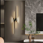 lampe murale led moderne noire dorée blanche réglable intensité minimaliste