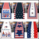 nappe rectangulaire rouge blanche bleue étoiles gnomes God Bless America 4th July Independence Day
