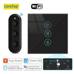 rideaux intelligents commande tactile noir google alexa voix contrôle app smartphone
