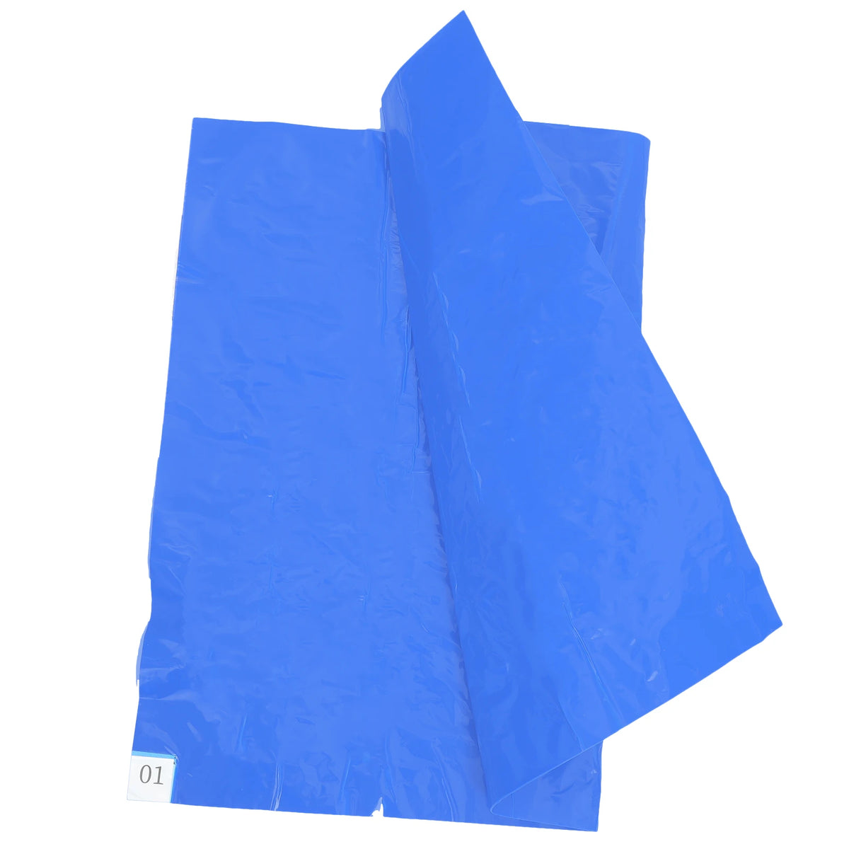 tapis adhésif bleu texture froissée moderne porte entrée sol maison simple