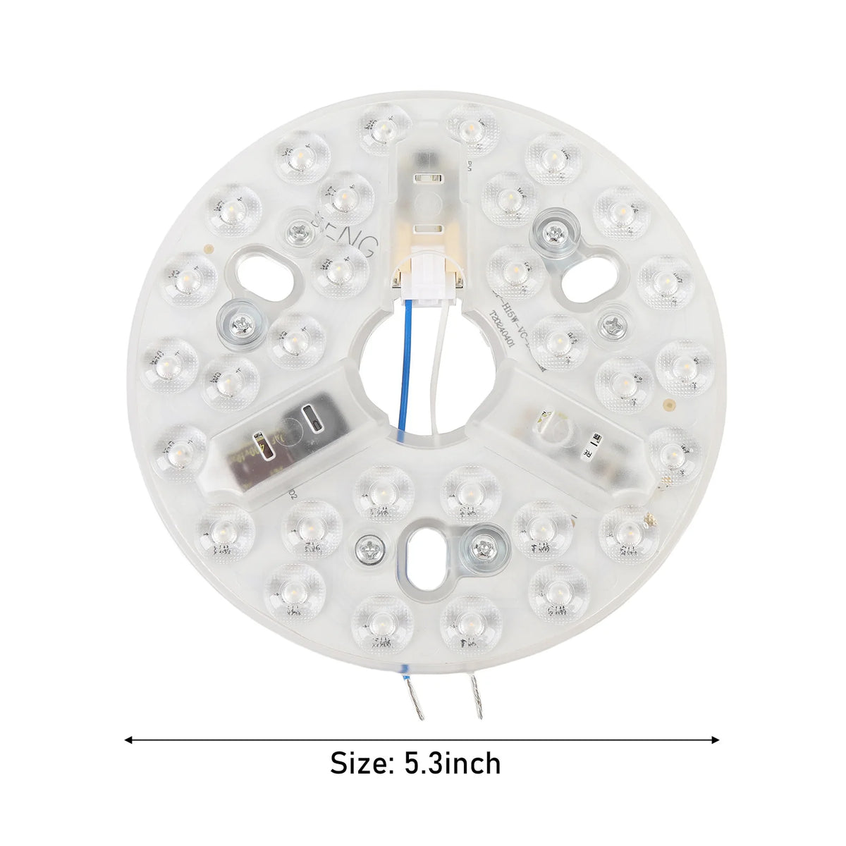 lampe led moderne blanc diodes 5.3 pouces fixations vis flux lumineux efficace