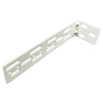 support mural blanc moderne fixe rideau volet accessoire plat lisse