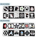 rideau lit bébé motif animal léopard araignée cercle losange moderne noir blanc