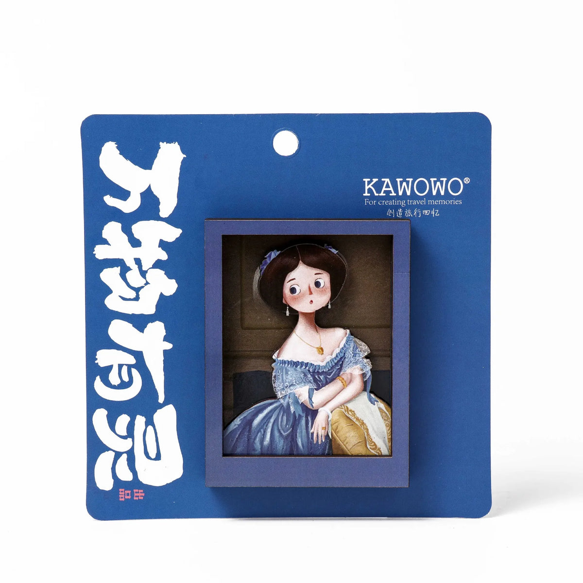 aimants magnétiques cadre photo van gogh bleu doré noir classique réfrigérateur décoration chambre salon