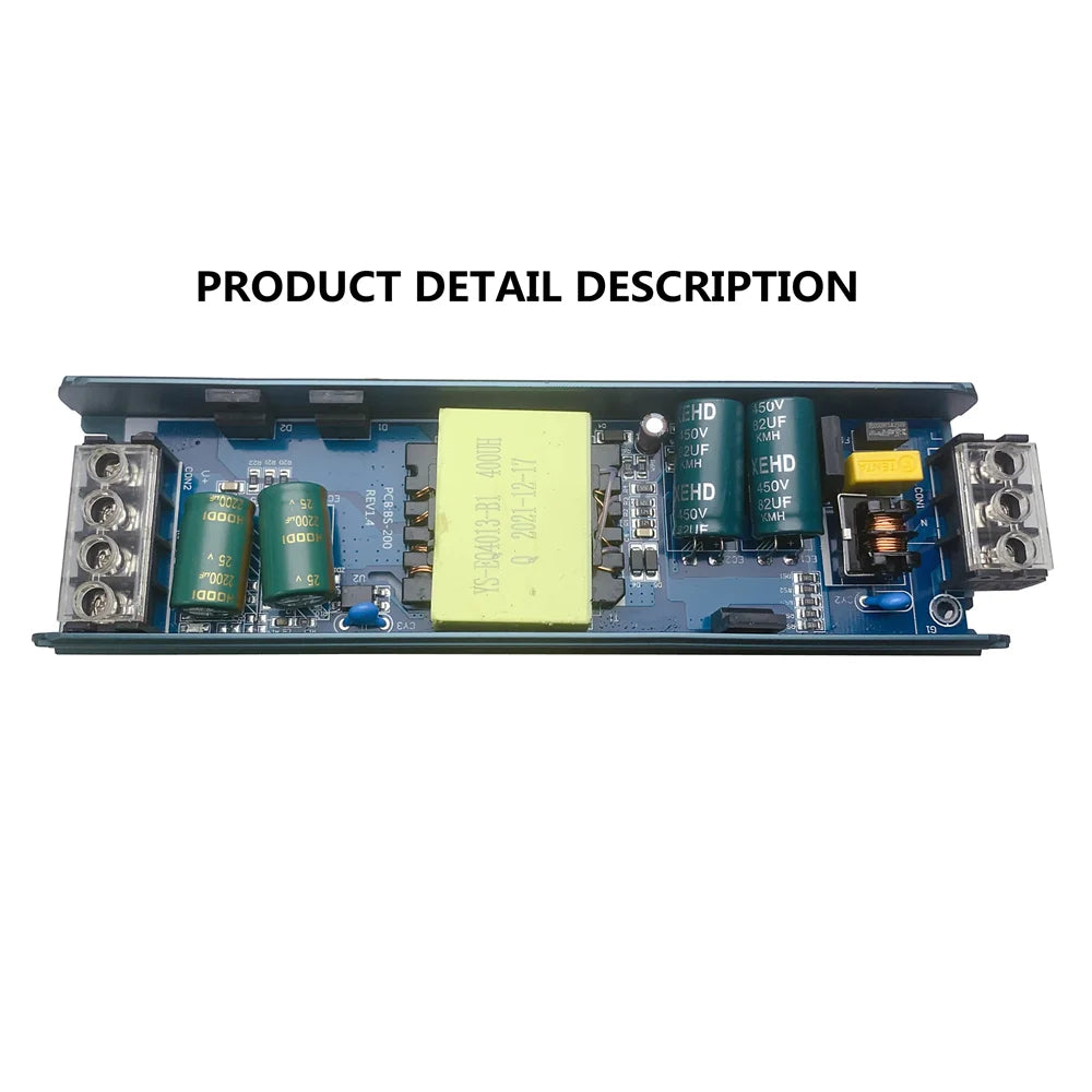 alimentation led 12v 24v 100w 150w 200w 300w 400w 600w ultrafine bleu industrielle