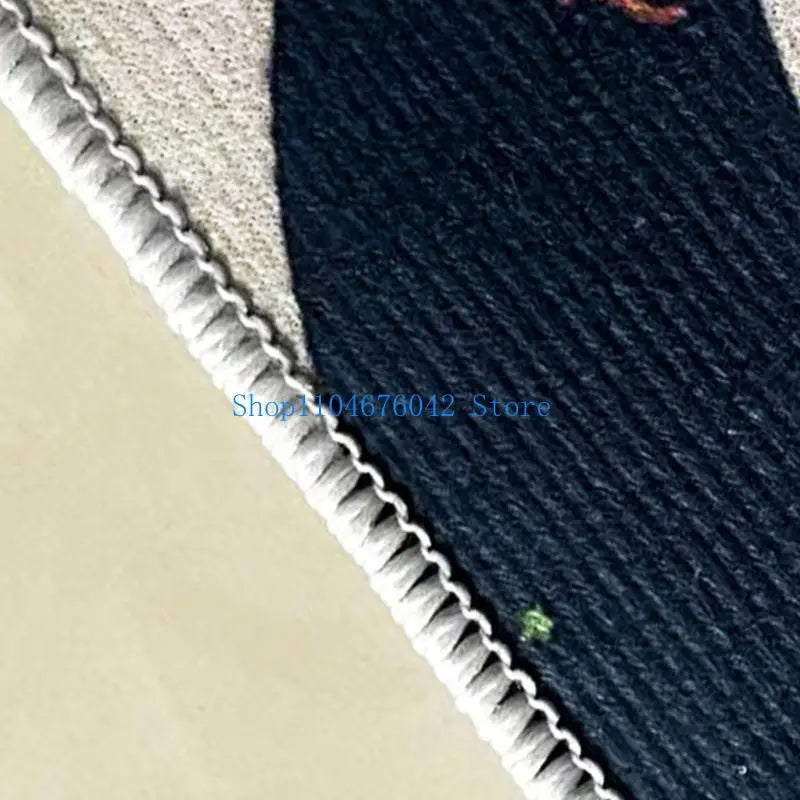 tapis decoratifs motifs floraux impermeables moderne lavables machine beige vert olive noir orange bleuclair