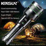 lampe poche rechargeable led intense zoom extérieure autodéfense banque alimentation usb