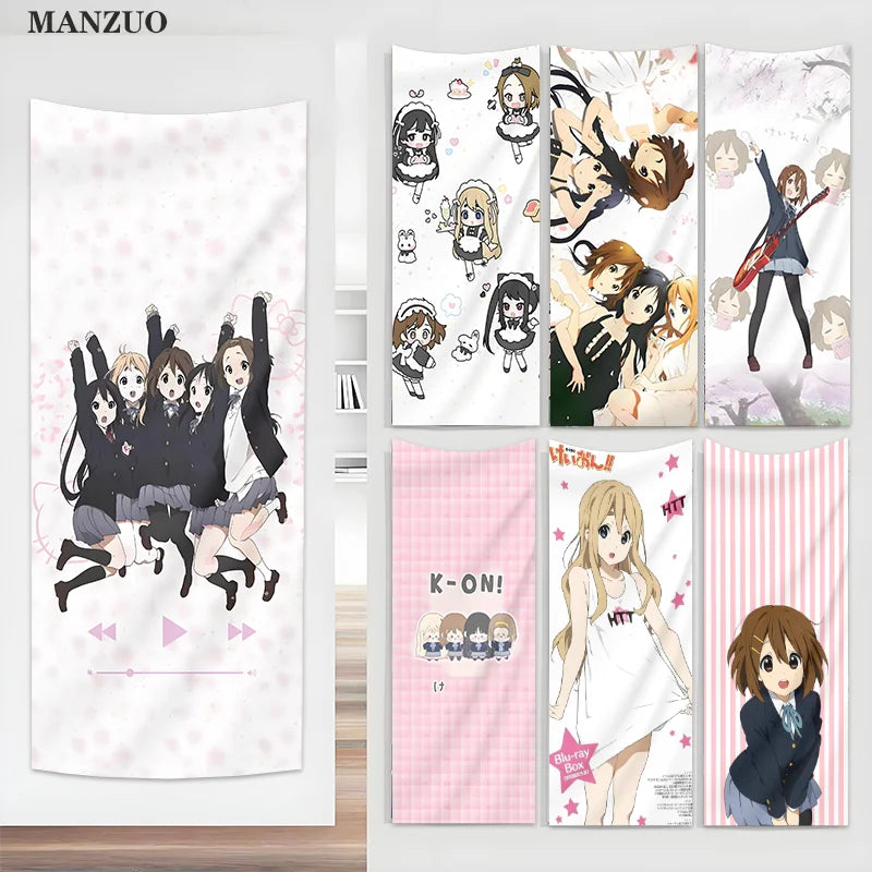 serviettes plage dessins animés personnages étoiles blanc rose noir gris beige