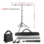 support fond photo noir lisse moderne clips tringles sac transport 300cm 260cm photo studio