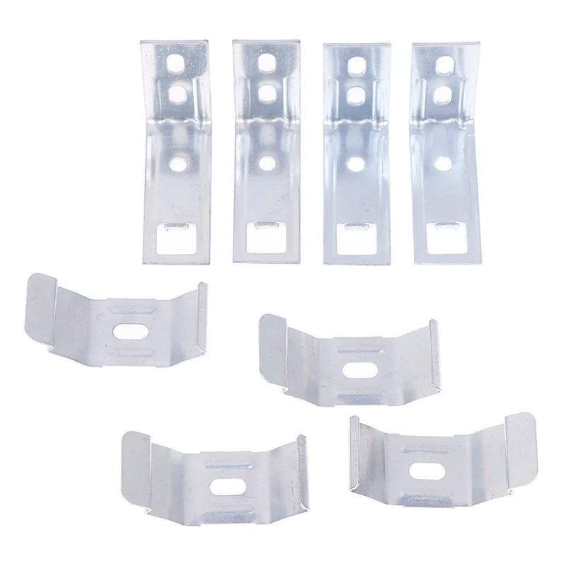 accessoires fenetre clips transparents pratiques fonctionnels fixations rideaux stores 4pcs métal