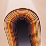tissu polyester felt 1.2mm blanc marron noir orange simple opaque bricolage couture décoration