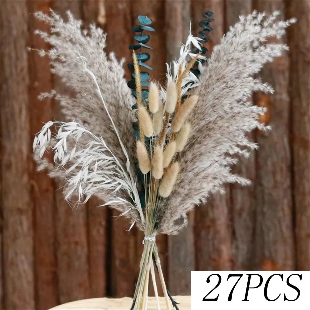bouquet fleurs séchées naturelles décoration maison rustique bohème anniversaire mariage