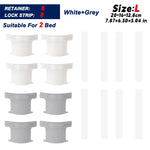 supports drap blancs modernes clips anti dérapants 500 pièces lit familial sécurité maison