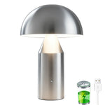 lampe table moderne or noir ambre led controle tactile usb charge chambre contemporaine compact