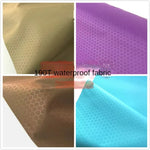 tissu imperméable polyester violet bleu gris moderne motif hexagonal résistance déchirure eyelets bricolage
