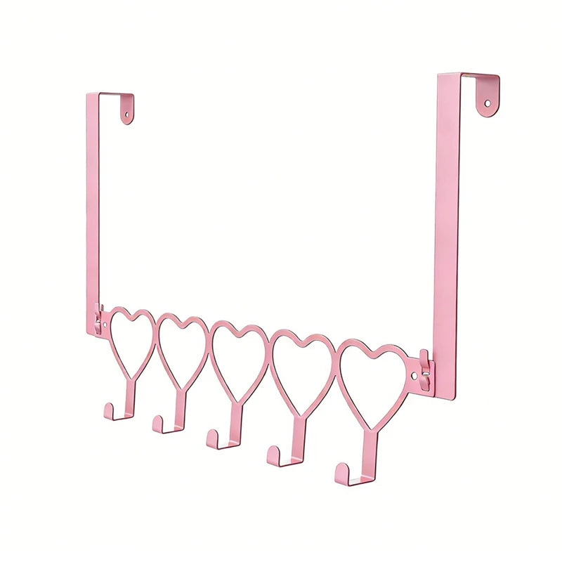 porte clés porte sacs moderne clips coeurs nœuds rose pastel fixations clips utilisation multiple