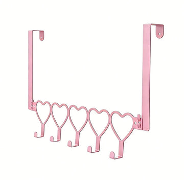 porte clés porte sacs moderne clips coeurs nœuds rose pastel fixations clips utilisation multiple