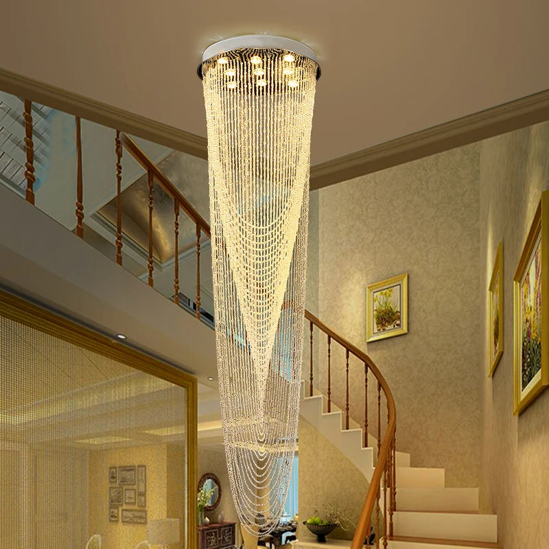 lustre moderne verre chrome plié blanc doré semi encastrée lumière led 6000k 3000k