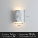 applique murale moderne led deux sources lumineuses jaune verte rouge minimaliste chambre cuisine salon