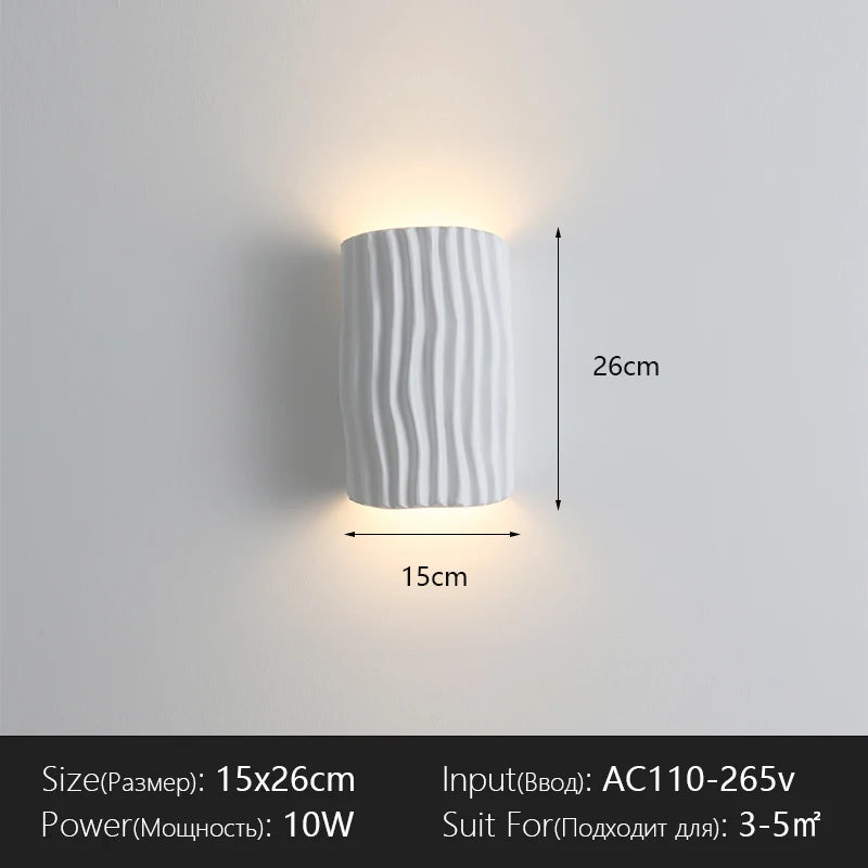 applique murale moderne led deux sources lumineuses jaune verte rouge minimaliste chambre cuisine salon