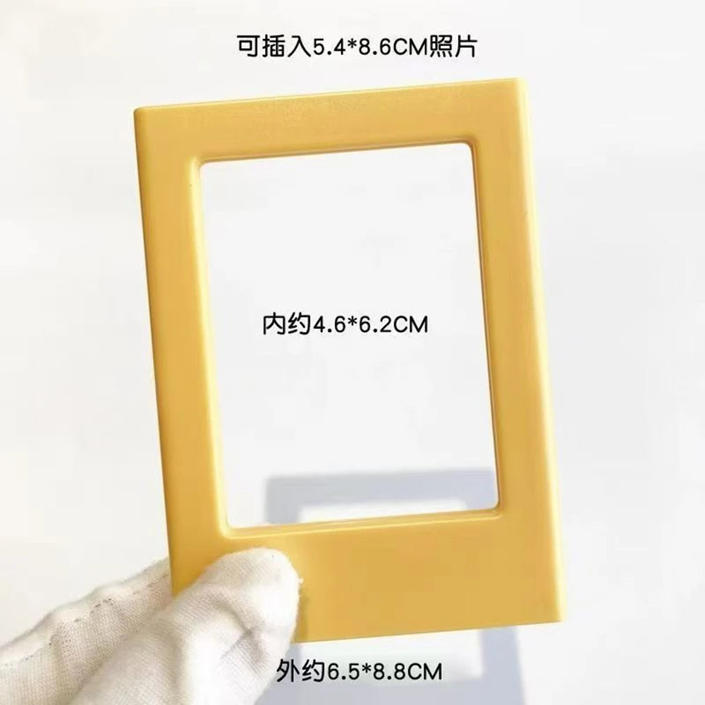 cadres photo aimants couleurs modernes étoiles coeurs triangles transparents photo frame porte portrait minimalist