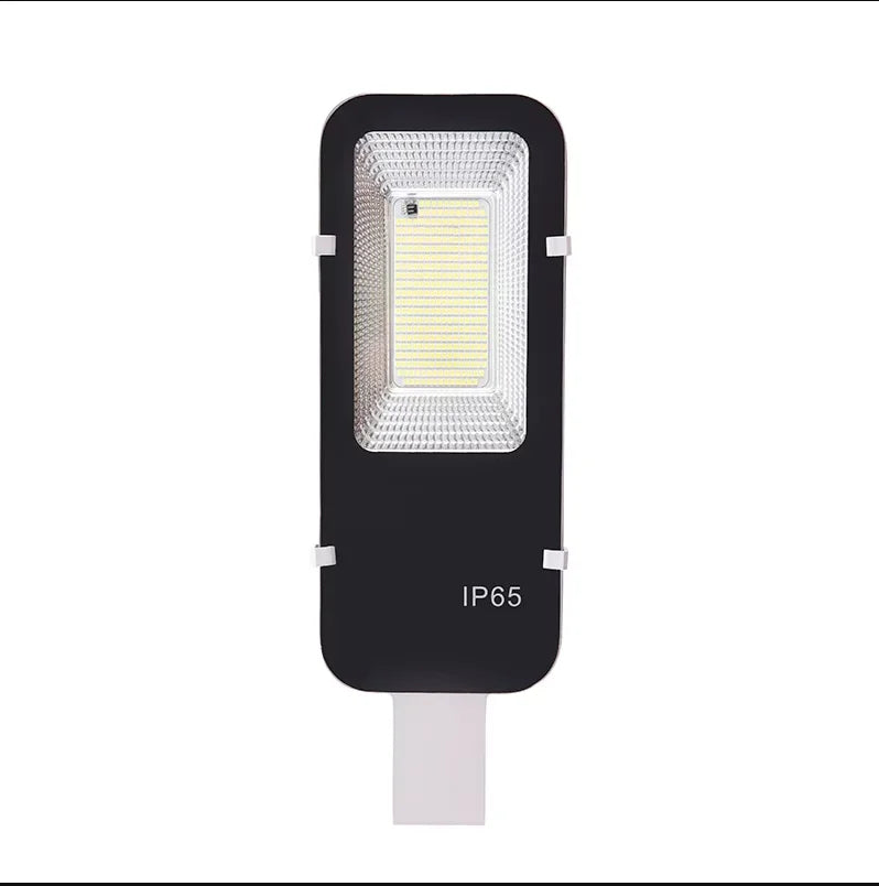 lampadaire solaire moderne panneau polycristallin led noir blanc bleu foncé ip65 étanche automatique garage