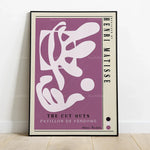 Affiche promotionnelle mettant en valeur l'exposition "The Cut Outs" du Pavillon de Vendôme, avec un design graphique abstrait et dynamique.