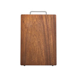 planches découper bois marron poignée métallique antibactérienne anti moisissure moderne minimaliste respectueux environnement