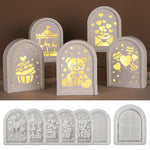 lampe décorative blanche coeurs ours cupcake carrousel moderne silicone motifs opaques