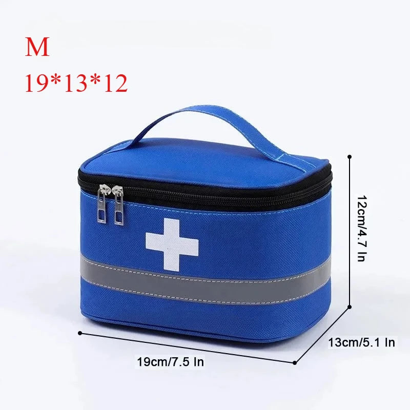 sac rangement multi usages kit médical oxford pratique croix blanche rouge gris bleu