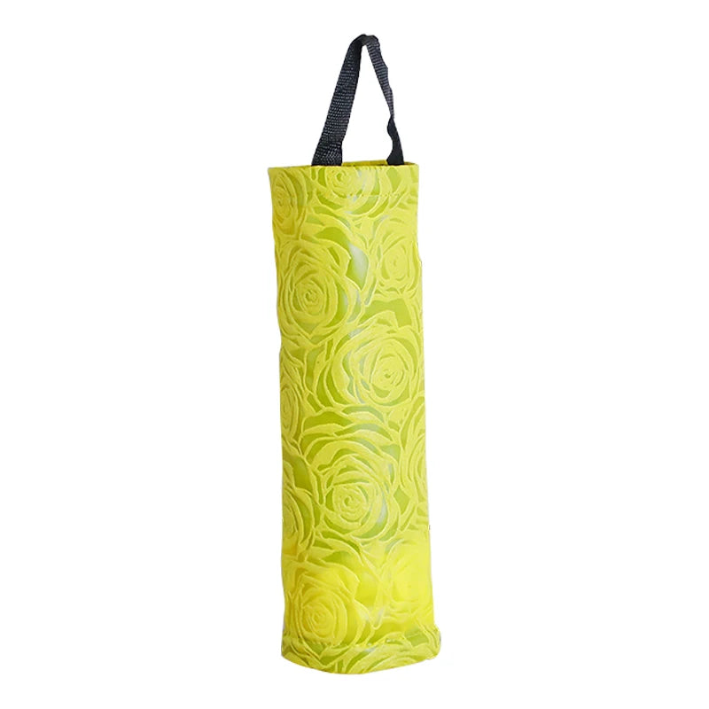 sac main pliable moderne vert citron rose élégant noir fleurs blancversible