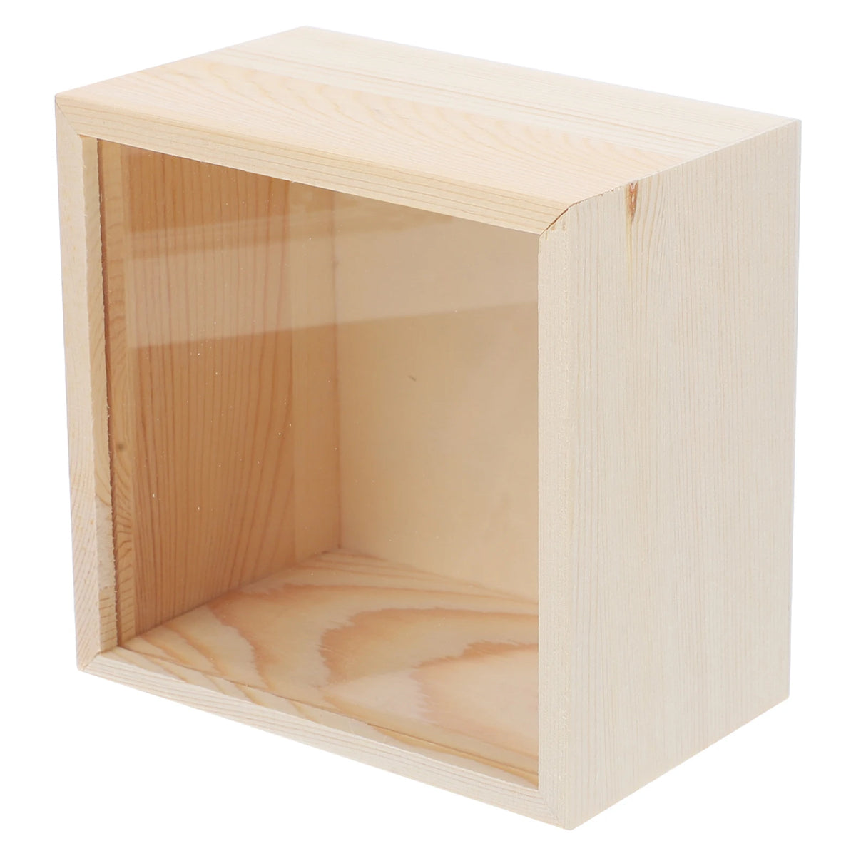 Boîte de rangement en bois avec couvercle coulissant pour bijoux