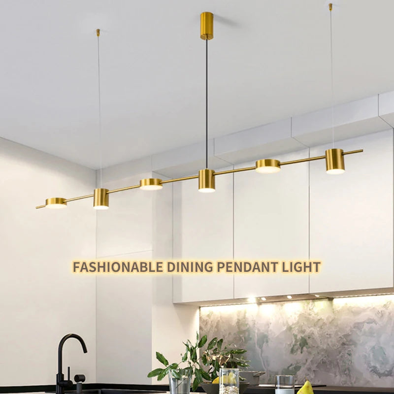 lampe suspendue moderne or câble ajustable flux lumineux 2000 82000 led certification rohs cem