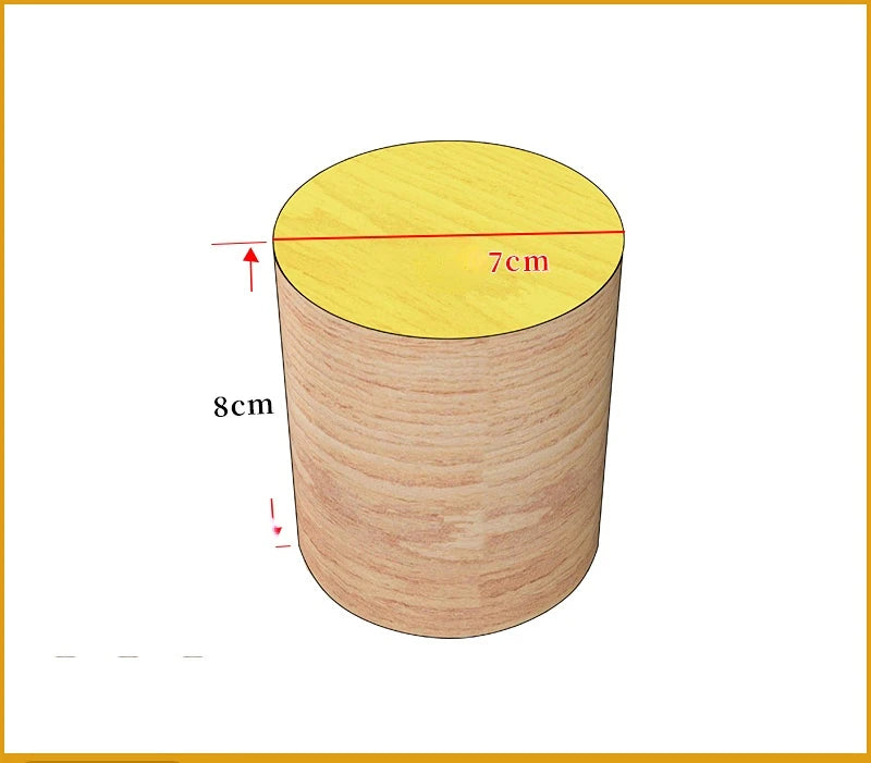 bouchons bouteille bois naturel simple rustique rayures circulaires diamètre hauteur