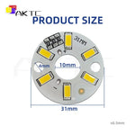 plaque led 5v 3w smd5730 blanc rouge bleu jaune vert violet moderne technologique substract