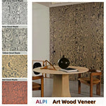 panneau decoratif bois rouge gris jaune moderne texture naturelle 0.3mm 0.5mm