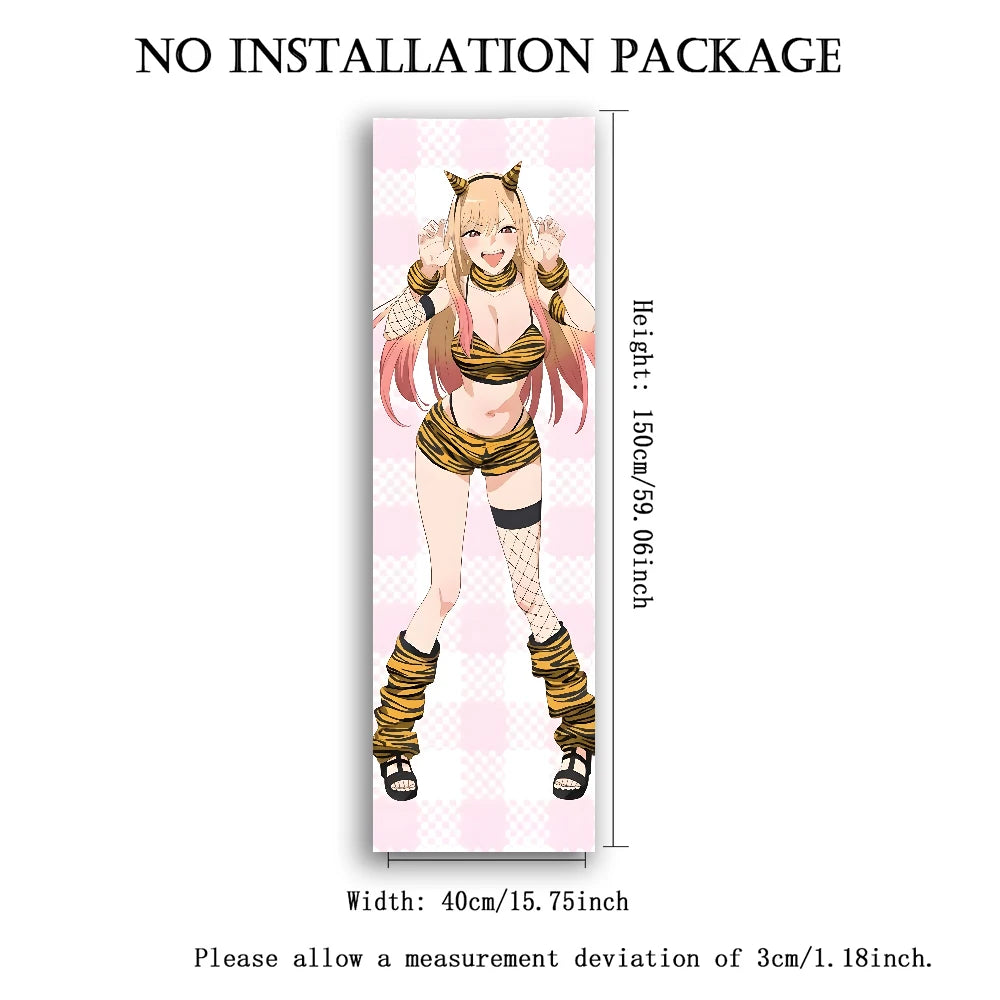 tapisserie anime tigre peau carreaux rose clair beige noir 150cm 40cm