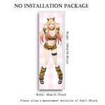 tapisserie anime tigre peau carreaux rose clair beige noir 150cm 40cm
