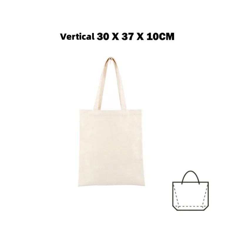 sac main femme toile noire grande pochette shopping coton solide moderne