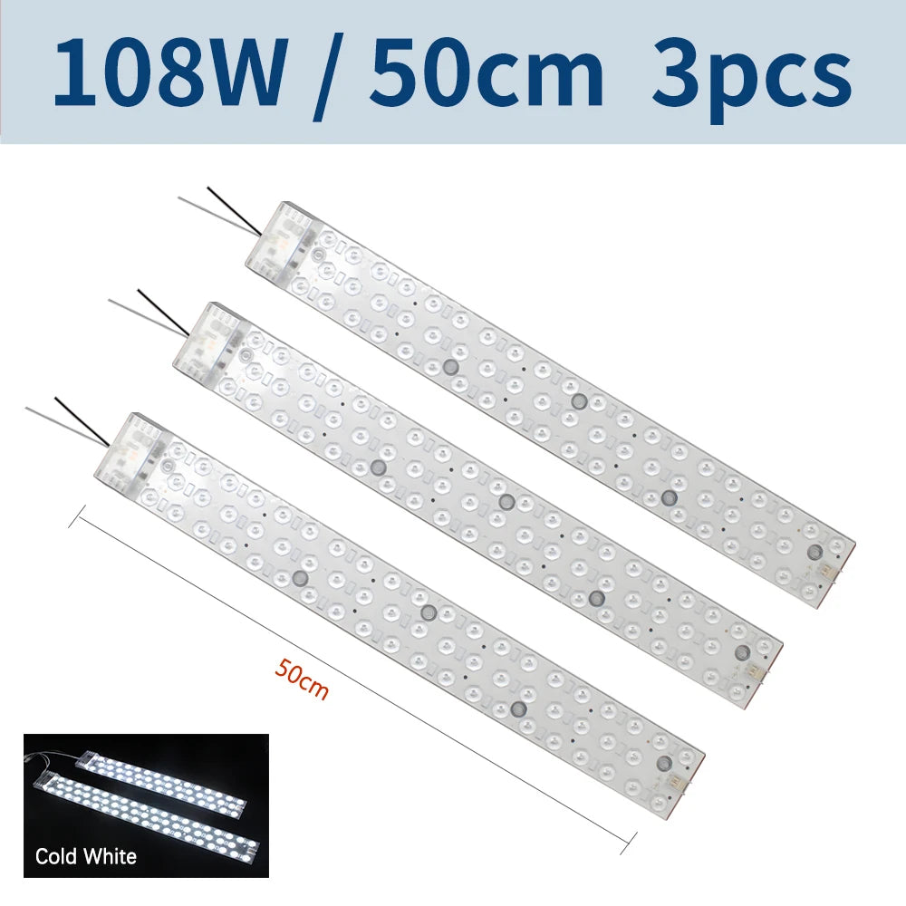 barre lumineuse led blanc moderne 40cm 50cm aimants connecteurs 6500k 220v 2000lm 180deg