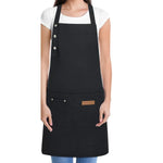 tablier ajustable imprimé logo brodé noël noir beige poche glissière ciseaux opaquet classique