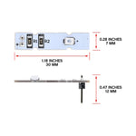 éclairage voiture kit adhésif led rouge blanc pratique utilitaire module outil dépose tournevis