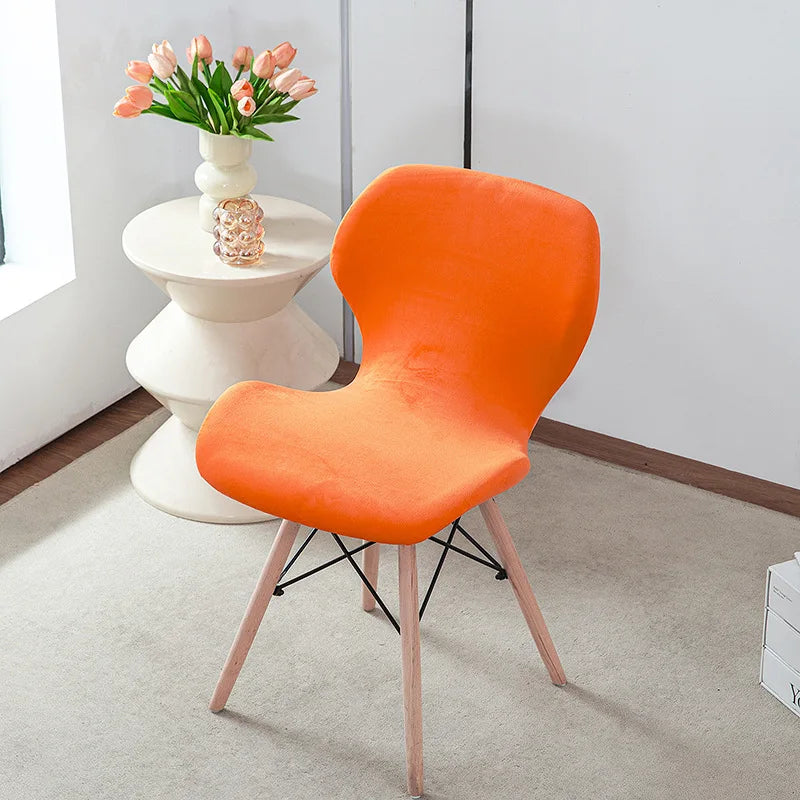 housse chaise moderne velours polyester anti poussière verte blanche fauteuil mariage