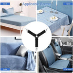 attache élastique lit clips métalliques tissu uni polyester coton moderne bleu noir blanc qualité