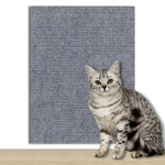 tapis gratter chats noir marron beige gris tissu côtelé adhésif protection moderne DIY