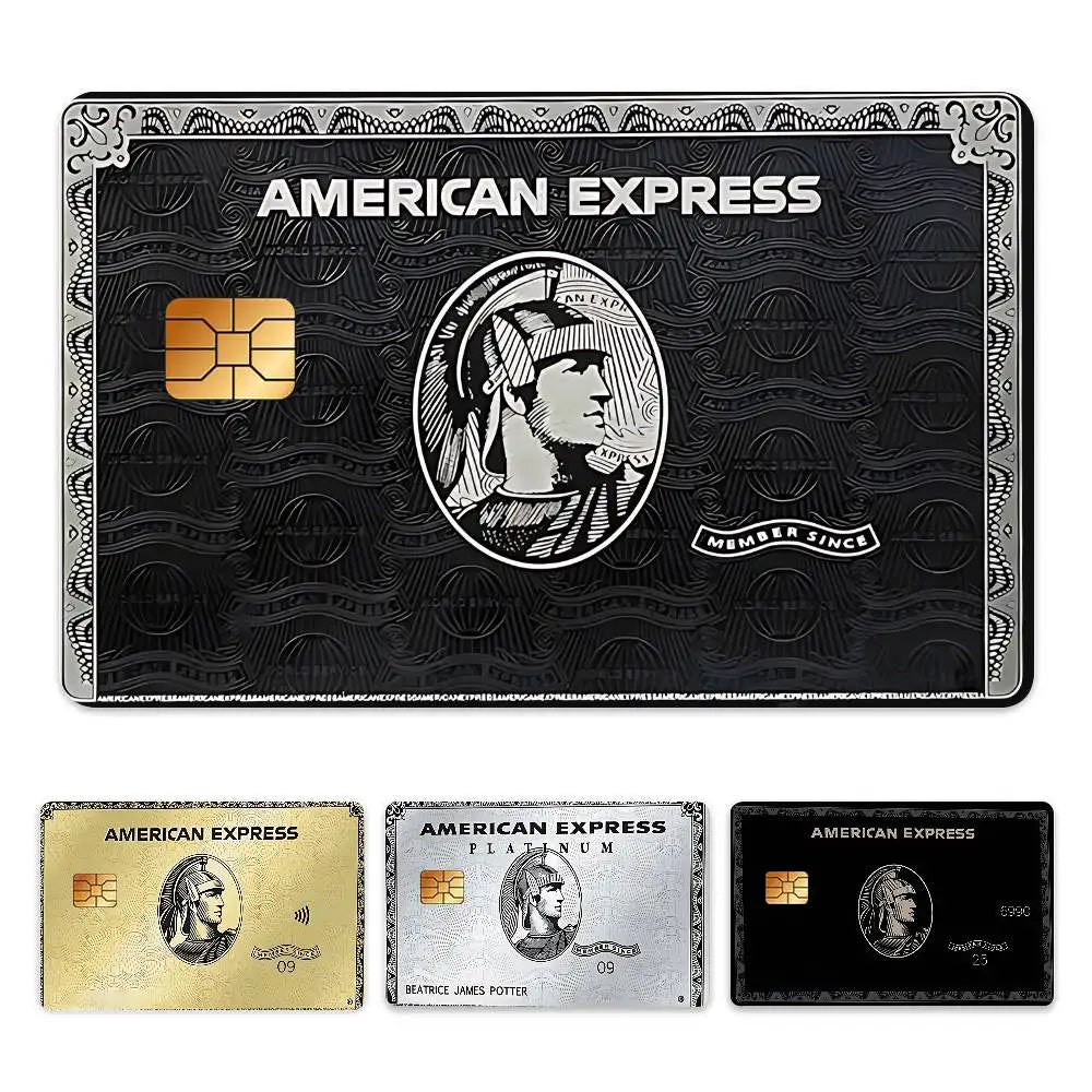 autocollants protection cartes credit debit noir or argent figures historiques motifs geometriques classiques adhésifs